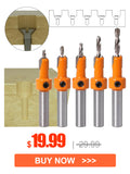 Countersink Router Bit Set