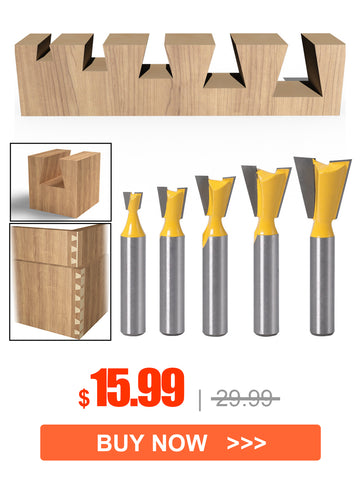 Dovetail Joint Router Bits